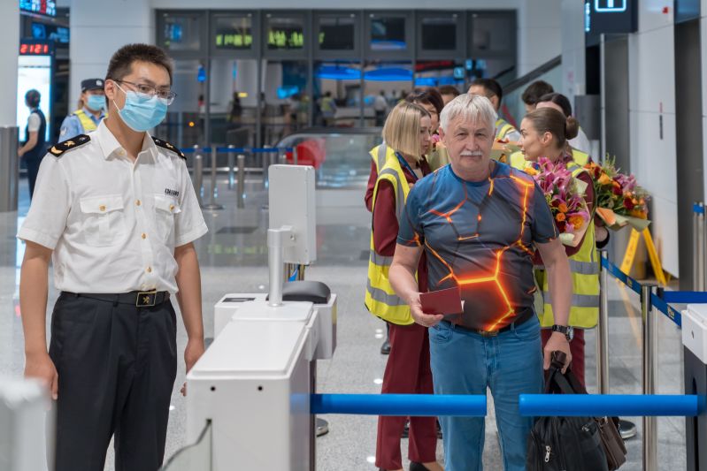 煙臺(tái)空港口岸開通俄羅斯哈巴羅夫斯克航線（圖）