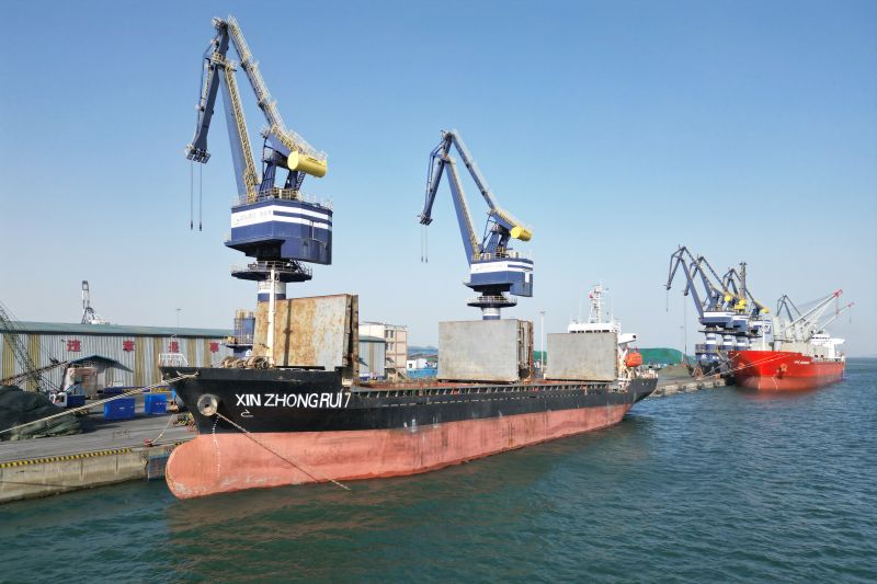 一季度煙臺(tái)港件雜貨出口發(fā)運(yùn)量增長(zhǎng)超8成（圖）